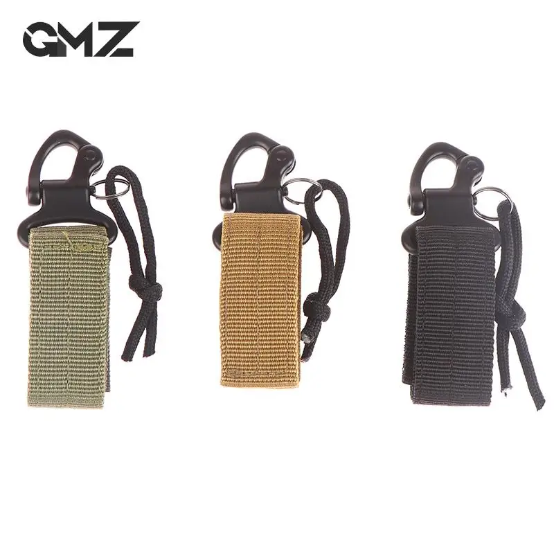 

1pc Tactical Holder Hooks Webbing Backpack Strap Water Bottle Hanger Belt Clip Quickdraw Carabiner Camping Accessories