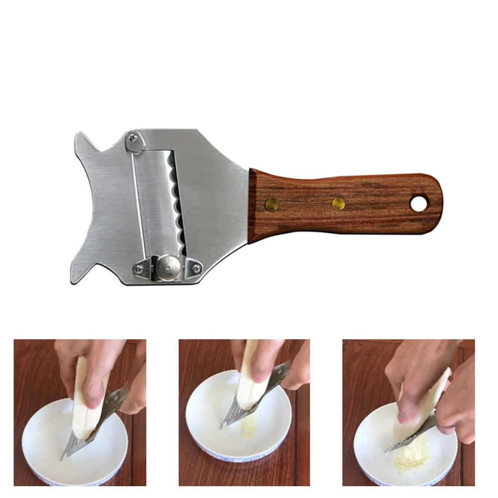 

Truffle Slicer Stainless Steel Multi-purpose Cheese Chocolate Truffle Shaver Cutter Grater Wood Household Kitchen Baking Tools