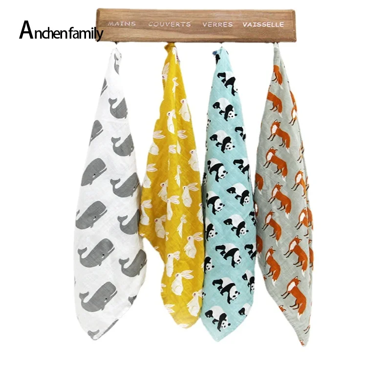 

Baby Towels Scarf Swaddle Bath Towel Newborns Handkerchief Bathing Feeding Face Washcloth Wipe Muslin Cotton Baby Stuff