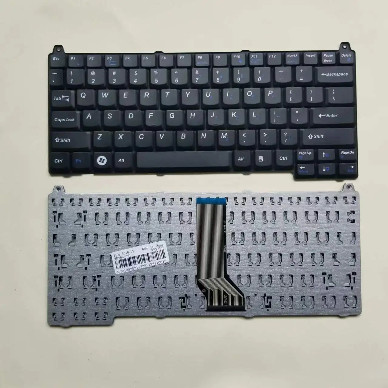 Новая клавиатура для ноутбука Dell 1310 1320 1350 1510 2510 M1310 M1510 V1310 V1510 V1318 русско-английская