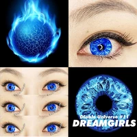 KSSEYE Blue Fire Cosplay New Arrival Contact lenses Series Contacts lens Halloween Crazy Lens