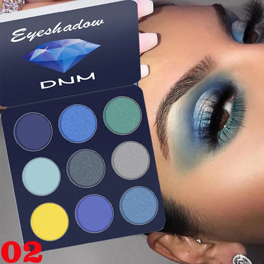 

New Nine-color Eyeshadow Palette Rose Pink Color Pearly Matte Pallete Set Eye Makeup Tools Women Make Up Beauty Cosmetic Gift