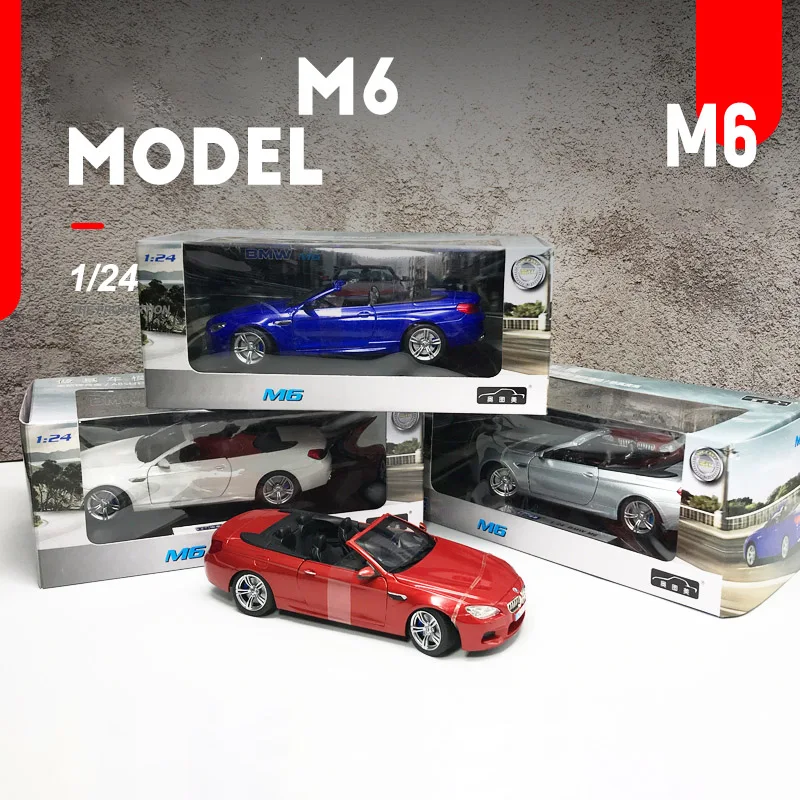 

Литье под давлением масштаб 1:24 трансформер M6 спортивный автомобиль сплав Авто статическая модель коллекционные украшения Игрушки Поклонники подарки сувениры