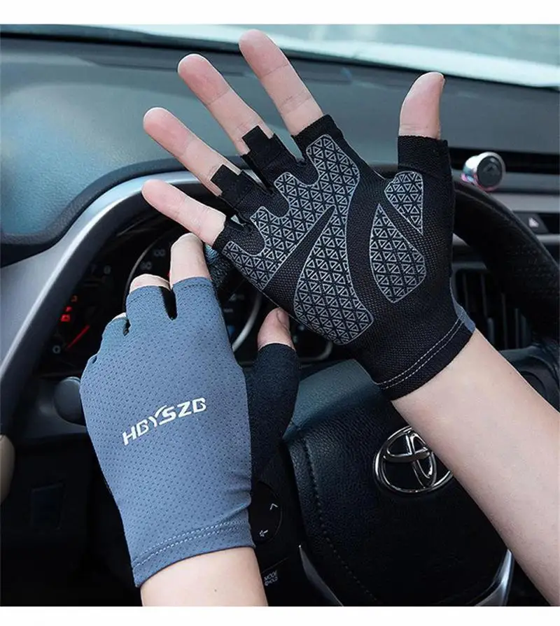 

1pair Half Finger Cycling Gloves Professional Gym Fitness Breathable Anti-Slip Women Men Mountaineering Riding Fingerless Gloves