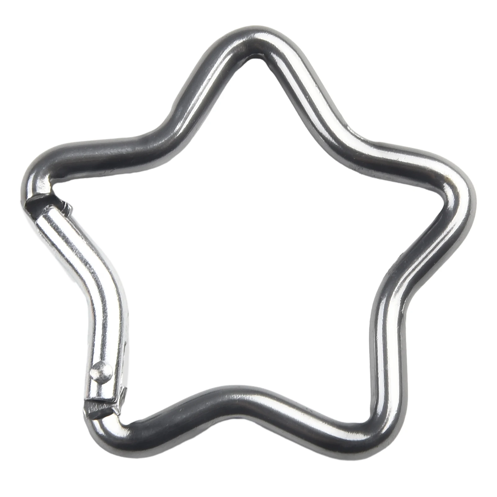 

Brand New Carabiner Safety Buckle Multi-purpose Heart Spring Hook 3 Pcs Clothing Backpack Five-pointed Star Sporting Goods