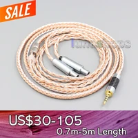 ln005842 2 5mm 4pole trrs balanced 16 core occ silver mixed headphone cable for sennheiser hd800 hd820s hd800s hd820 d1000