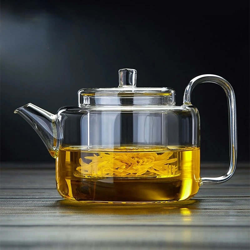 

chinese style Heat Resistant Premium Glass Tea Pot Kung Fu Warmer Infuser container theiere tetera kitchen accessories