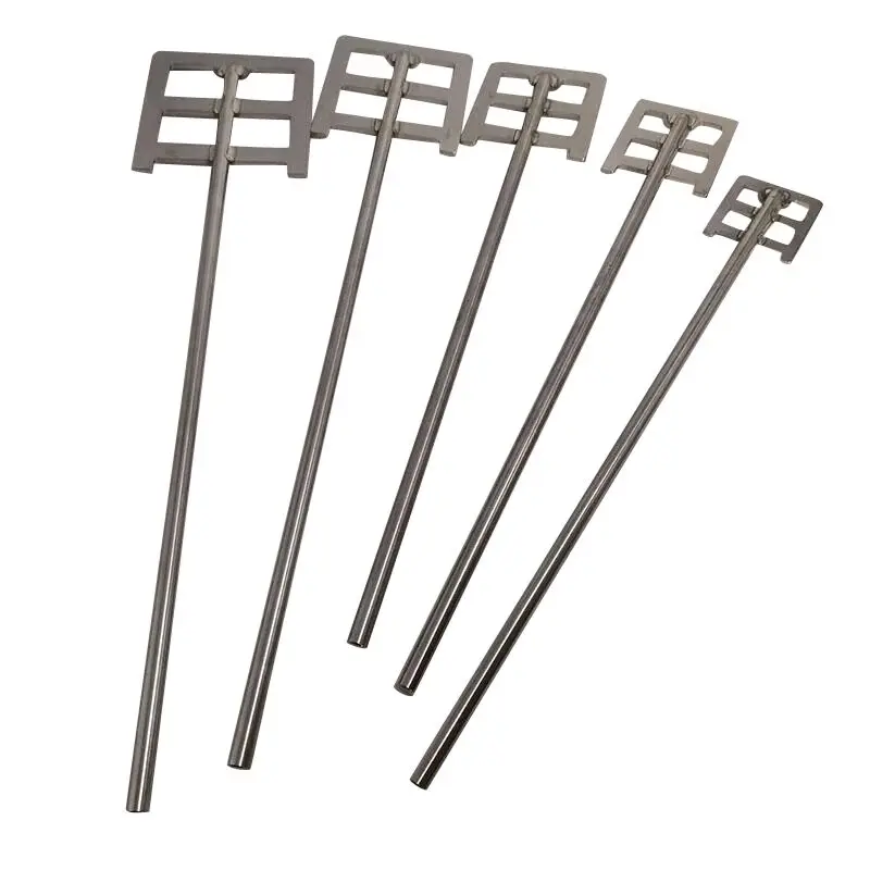 

1pc Lab Stainless Steel Frame Paddle with Leaf-width 40mm or 120mm Stirring Blade SUS304 Dispersion Anchor Paddle