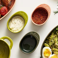 nordic ceramic dish household creative sauce dish barbecue seasoning dish soy vinegar food plate kitchen dinnerware gadgets