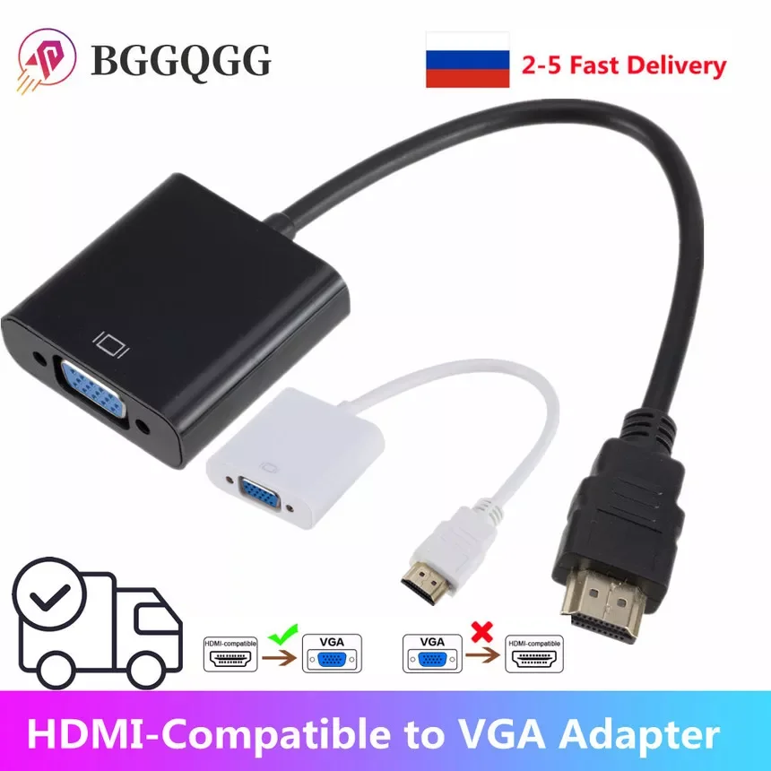 

Адаптер для PS4 1080P HD2VGA со штекером на штекер