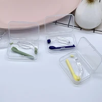 1 set eye care contact lenses inserter remover silicone soft tip tweezer stick wearing tools lens accessories