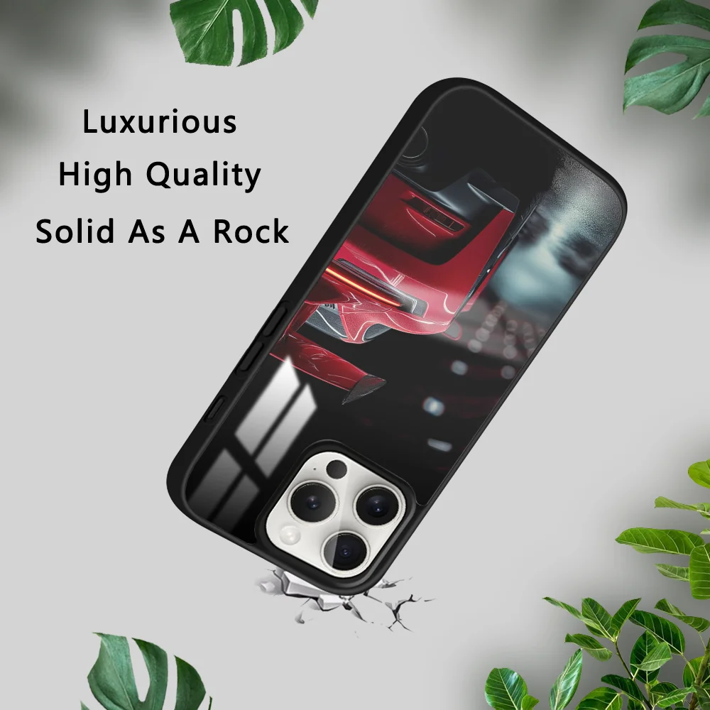 luxury Sports Super Car 911 Phone Case For iPhone 16 15 14 13 12 11 Pro Xs Max Mini Plus Celulares Hard Funda