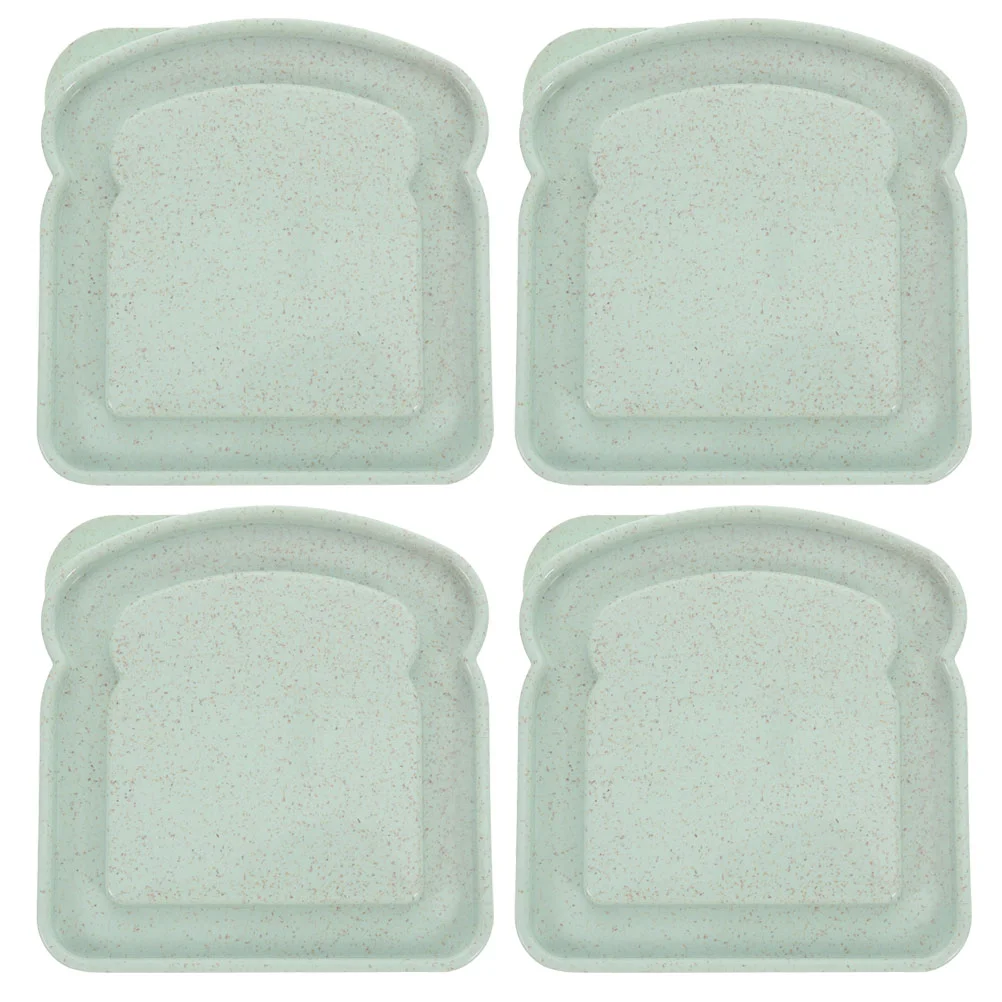 

4 Pcs Sandwich Box Lunchbox Container Small Sealable Containers Case