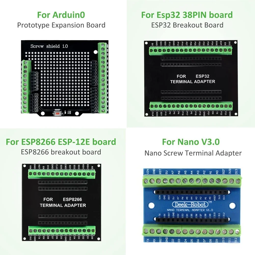 Разрывная плата ESP32 GPIO 1 в 2 совместимая с NodeMCU-32S Lua 38Pin расширения