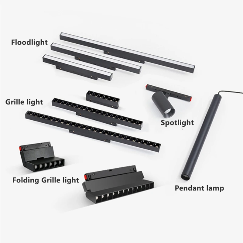 Новинка светодиодный светодиодные магнитные трековые светильники 48 В