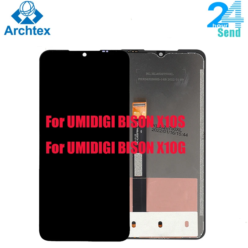 

6.53 Inch For Original UMIDIGI BISON X10S X10G LCD Display +Touch Screen Digitizer Assembly Replacement Parts Android 11.0