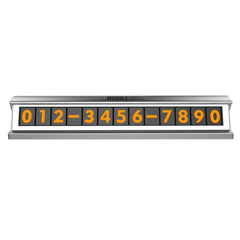 

Car Temporary Stop Sign Car Locating Phone Number Card Car Sticker Endurable