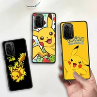 anime pikachu phone case silicone soft for redmi 9a 8a note 11 10 9 8 8t redmi 9 k20 k30 k40 pro max