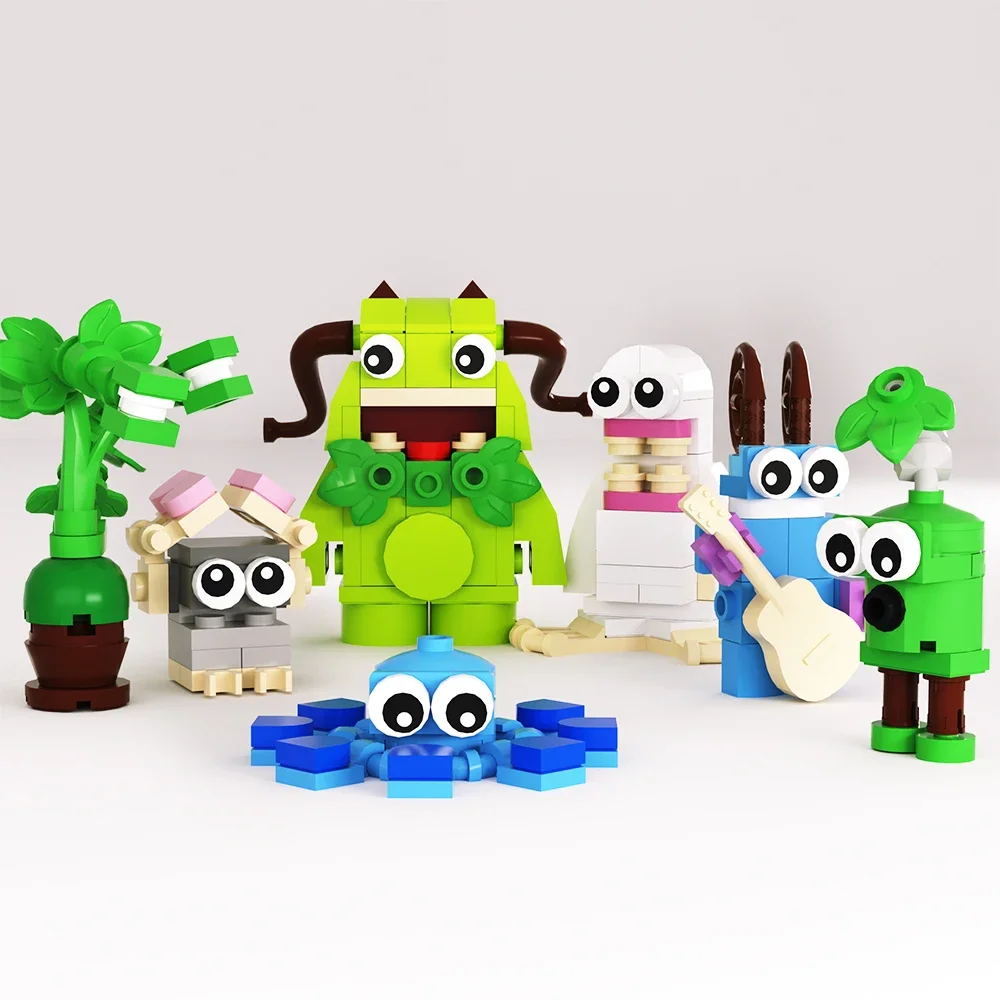 

Конструктор MOC Mini Version «Мой Поющий Хор», набор строительных блоков, милая песня, монстры, фигурки, кирпичи «сделай сам», игрушка для детей, подарок на день рождения