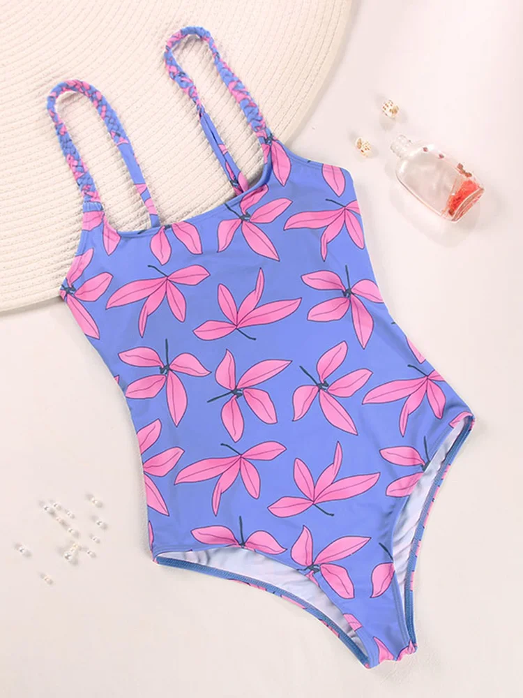 ZRTAK цельные костюмы Монокини Купальный костюм с цветочным принтом Пляжная одежда