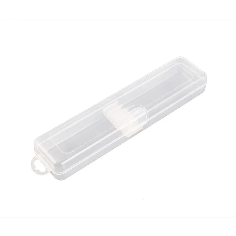 Портативный органайзер для макияжных кистей и карандашей для бровей, женская косметичка с прозрачной крышкой и хранением инструментов.