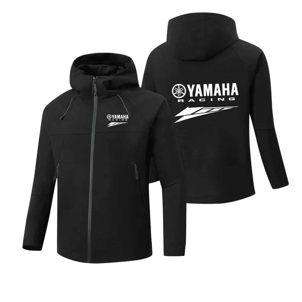 Фото Ветрозащитная спортивная куртка Yamaha для мотоциклистов, повседневная модная велосипедная куртка для мужчин и женщин №5