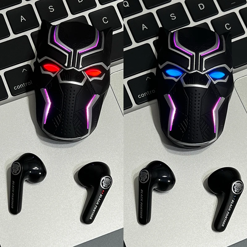Новые фирменные наушники Bluetooth с половинным ухом Marvel Black Panther Co портативные модные