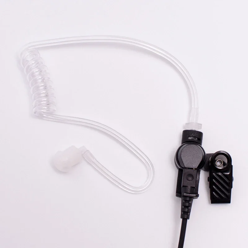 Скрытая акустическая воздушная трубка гарнитура с микрофоном PTT для Yaesu Vertex VX6R VX7R