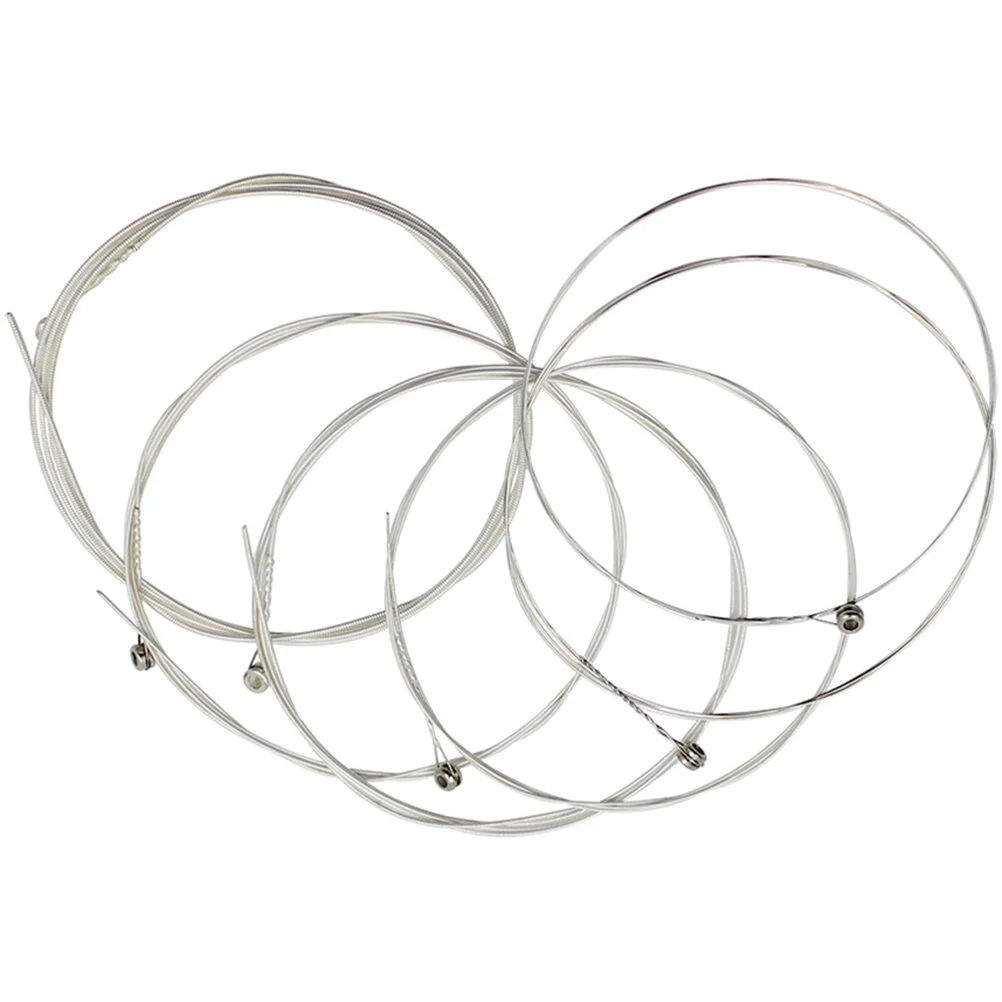 

6 pcs Guitar Strings Stainless Steel Acoustic Guitar Strings Folk Guitar Strings Acoustic Guitar Strings