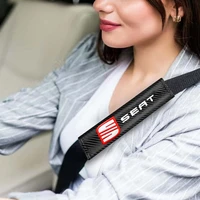 2pcs universal car seatbelt shoulder pad strap protector buffer cushion interior accessories for seat ibx 20v20 mii altea ibe