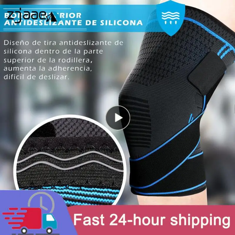 

Breathable Knee Protection Pad 1 Pair Sports Knee Protection Anti-skid Knitted Arthritis Joints Protector Fitness Gear Soft