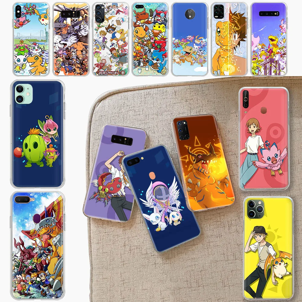 B-9 Digimon TPU чехол для Tecno Camon 15 16 17 18 19 Pro Premier 17P 18i 18T 18P POP 4 5 LTE 3 Pova 2 Neo