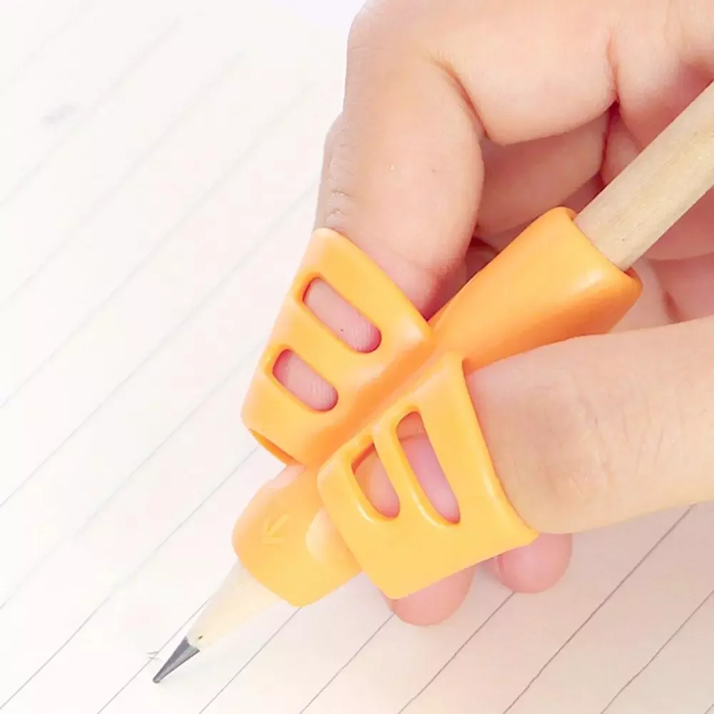 

3pcs Kids Writing Pencil Holder Learning Pen Aid Grip Posture Correction for Students Learning Practise Silicone Pen Aid Grip
