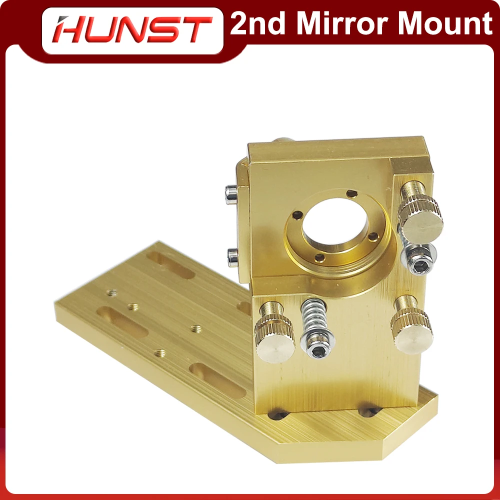 Hunst CO2 Gold Second Laser Mount Mirror 25mm Mirror Mount Integrative Mount For Lase Engraving Machine