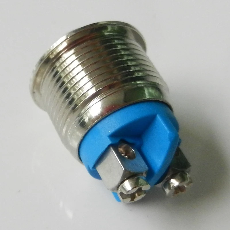 16Mm Waterproof Stainless Steel Metal Shell Momentary Raised Top Push Button Switch 2A/36V(10PCS) (High Round)