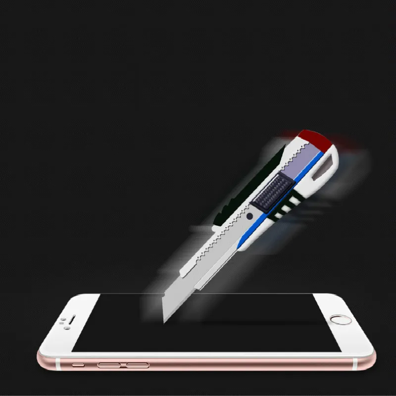 Full Cover Screen Protector Tempered Glass For iPhone 8 6S Plus 6Plus 8Plus 7 Toughened Glass Protective Explosion Proof Film
