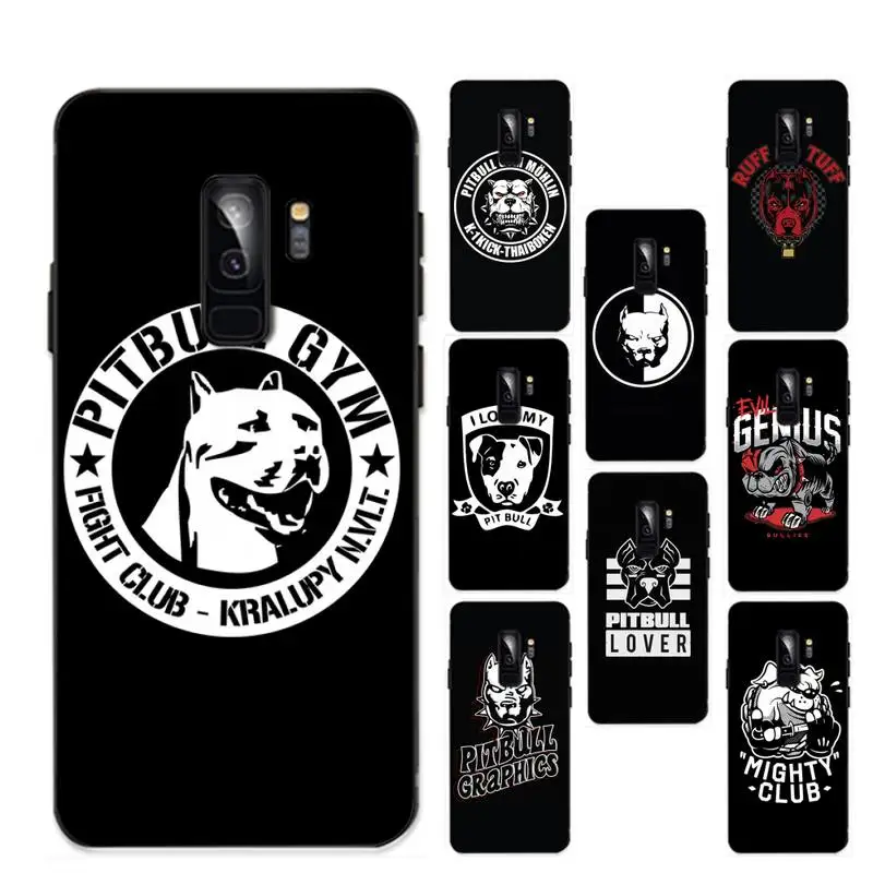 

FHNBLJ Pit Bull Pet Dog Phone Case for Samsung A51 A30s A52 A71 A12 for Huawei Honor 10i for OPPO vivo Y11 cover