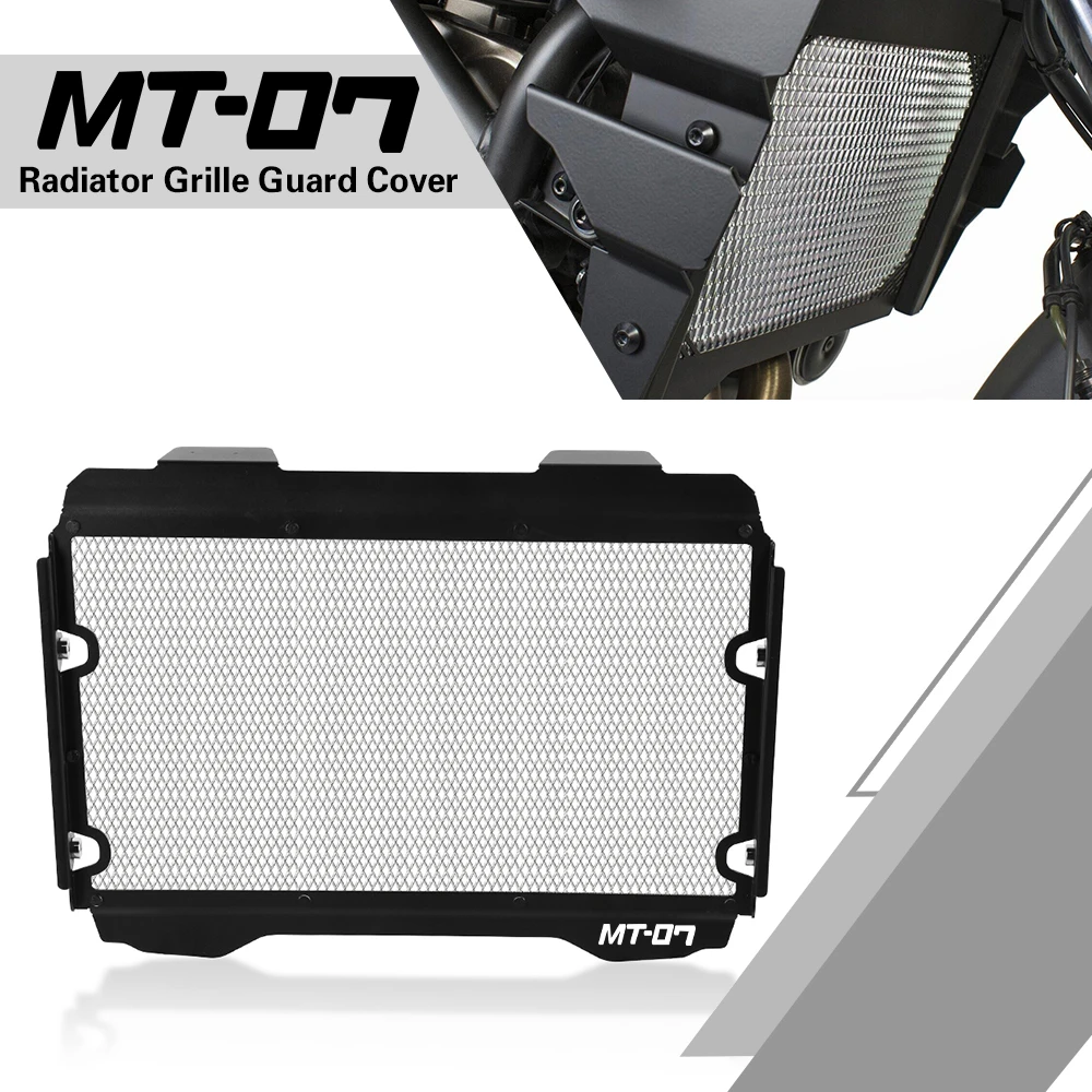 

2021 Motorcycle Accessories For YAMAHA MT-07 FZ-07 MT07 FZ07 MT FZ 07 Aluminum Radiator Grille Grill Guard Cover Protector Parts