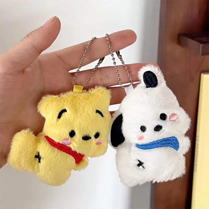 

Ins Kawaii Sanrio Lovely Hello Kitty Pochacco Cute Cartoon Plush Doll Pendant Bag Pendant Accessories Toy Creative Girl Gift