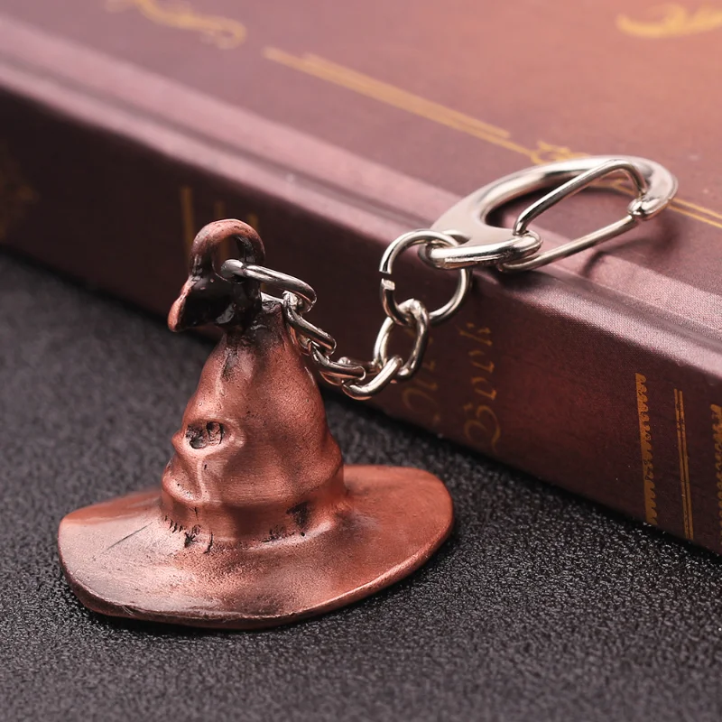 

Harriese Magician BoyMagic hat, key chain, bag pendant, Potter retro hat, keychain pendant, European and n hat, Boy and girl