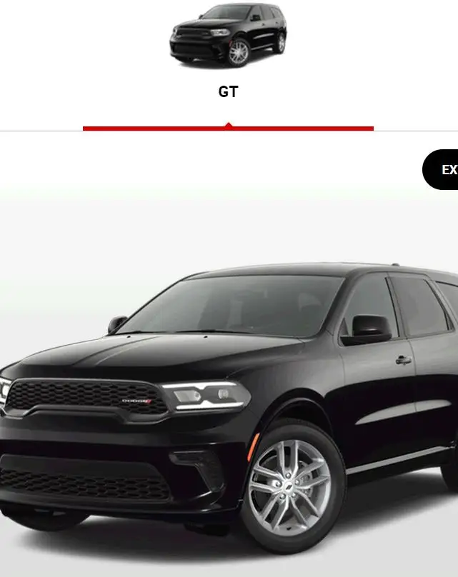 Изготовленные на заказ автомобильные коврики подходящие для Dodge Durango GT модель 2024