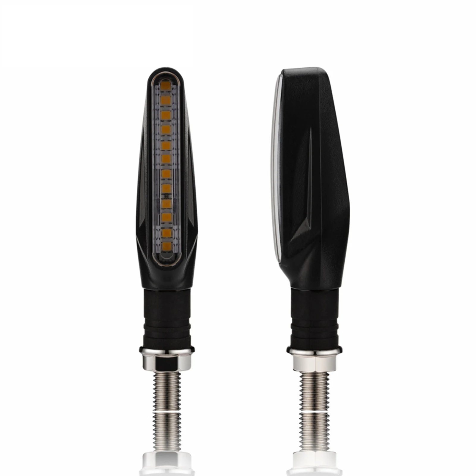 

Motorcycle Turn Signals Lights Built Relay 12V Flasher Motorcycle Led Flowing Water Blinker Moto Indicator Turn Lamp Accessories