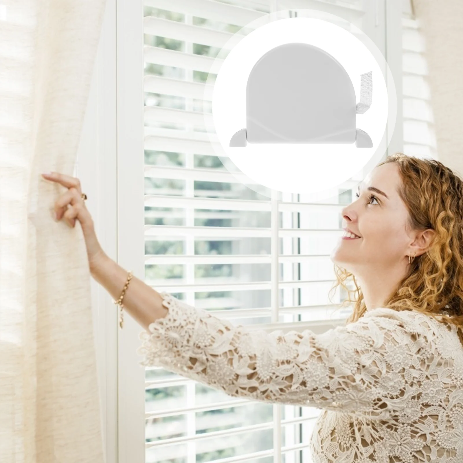 

Roman Blinds Pull Belt Box Manual Control Shutter Replace 17.5X12CM Window Curtain Winder White Abs Roller