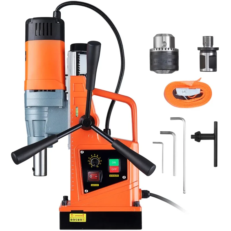 

BENTISM Magnetic Drill 1550W 2922lbf/13000N Portable Mag Drill Press 500RPM
