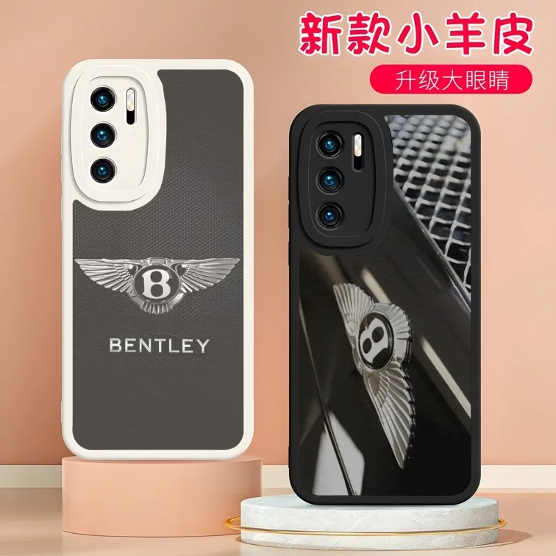 

Luxury Car B-Bentley Phone Case FOR Oppo A52 A55 A57 A92 A93 A93S A96 REN O5 06 07 08 PRO SE Plus K10 FIND X3 X5 A97 Lambskin