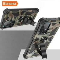 bananq shockproof armor case for samsung galaxy a12 m12 f12 a52 a72 a02 m02 a32 a42 a22 m32 a03s a13 bracket back cover