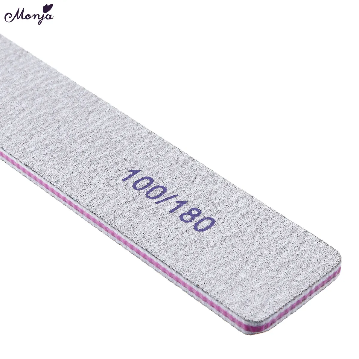 Monja 100/180 Grit Polishing Nail File Sanding Buffing Buffer Block Polish Removal Home DIY Manicure Tool | Красота и здоровье