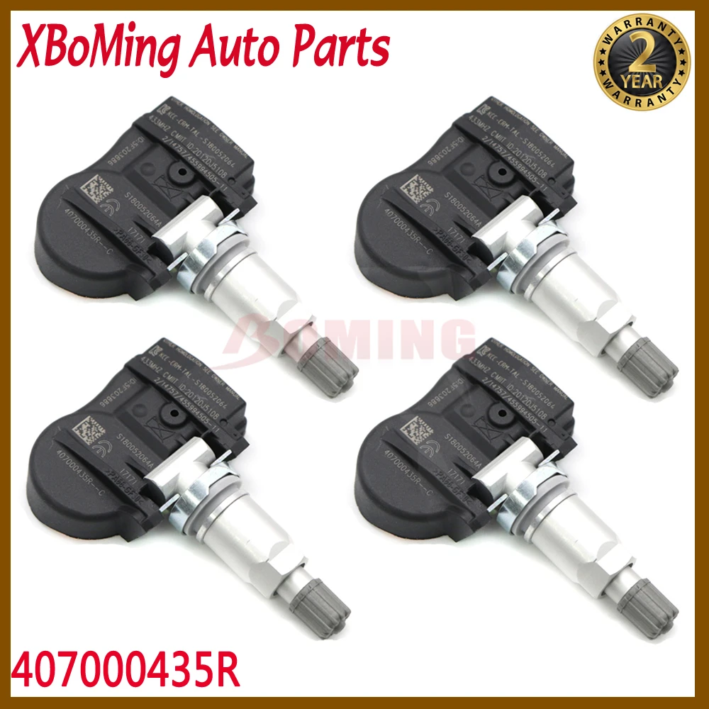 Система контроля давления в шинах 407000435R, TPMS, для Renault Laguna Megane III, Van Fluence, Scenic Zoe, широта 433 МГц