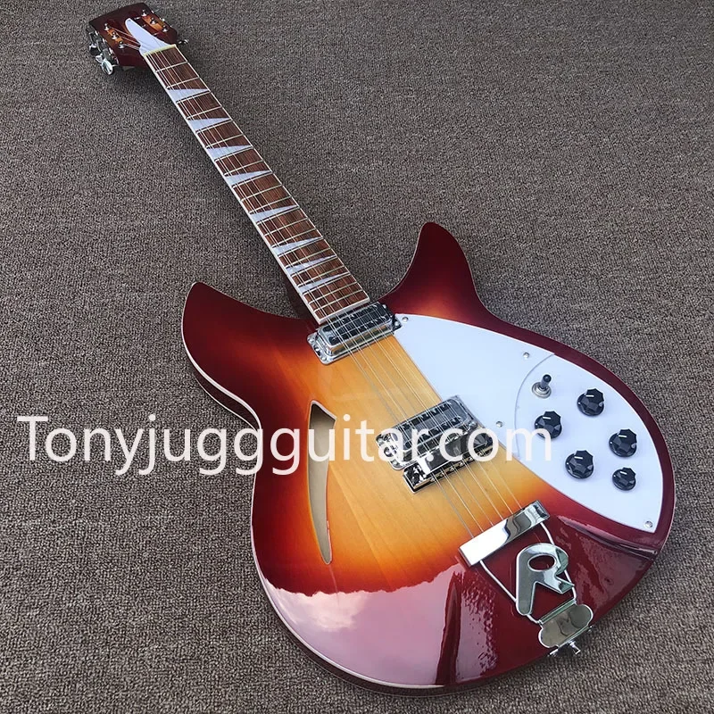 

Fire Glo Vintage Sunburst 360 330 12 Strings Electric Guitar Dual Input Jacks,Laquer Gloss Fingerboard,R Tailpiece,Sandwich Neck