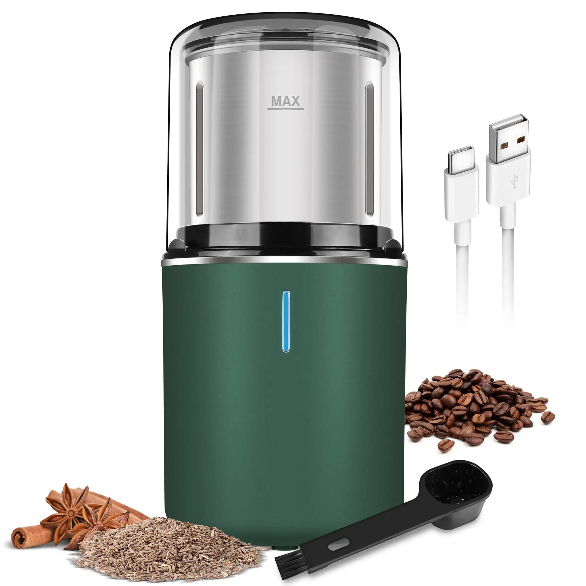 

Electric Stainless Steel Bladed Coffee Grinder